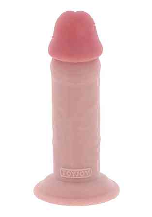 Фалоімітатор реалістичний на присосці TOY JOY Deluxe Dual Density, 15 × 4 см Sex Aura Київ