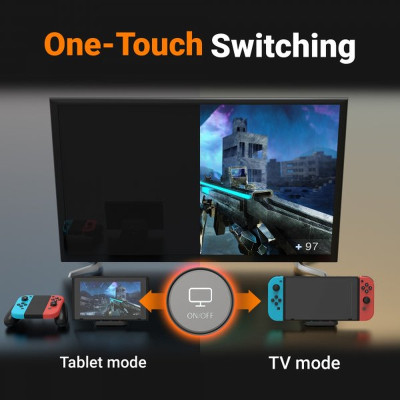 Порт-репликатор J5create Dock-Station Nintendo Switch (HDMI/PD/USB-A/USB-C/LAN) (JCD620-N) Винница - изображение 11