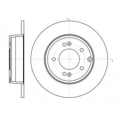 Тормозной диск REMSA 6989.00 Винница