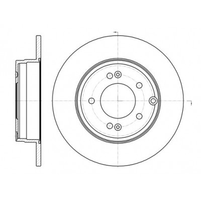 Тормозной диск REMSA 6989.00 Винница - изображение 1