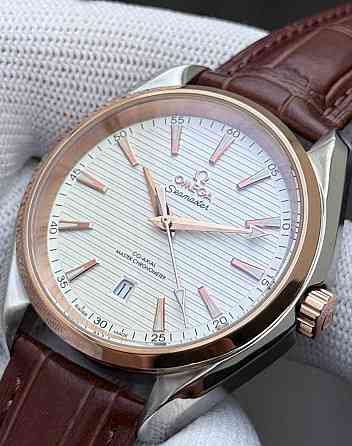 Швейцарские часы Omega Seamaster Co-Axial Gold - White Киев