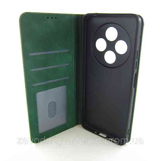 Чехол книжка Xiaomi Redmi 14C Защита камеры (зеленый) Одесса