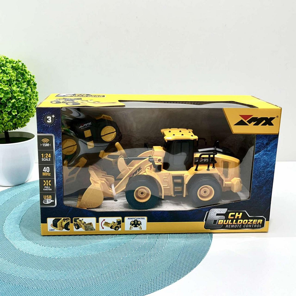 Бульдозер на радіокеруванні масштаб 1:24 Жовто-чорний (Z6810A) Чернигов - изображение 3