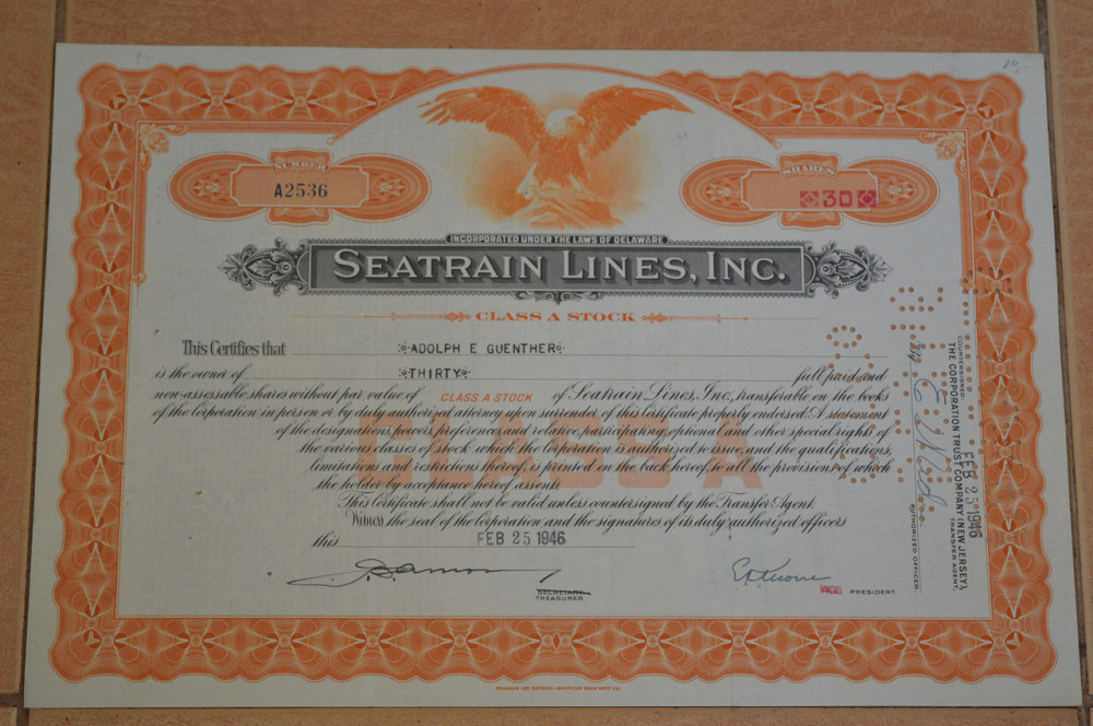 Акция. США. 1946 год №2536(Б-5) Полтава - изображение 1