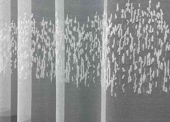 Тюль VR-Textil 1675т Жакард Білий з сірим 250х270 см (42-0948) Київ