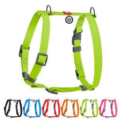 Шлей для собак WAUDOG Waterproof Н-образная анатомическая М салатовая (32815) Винница