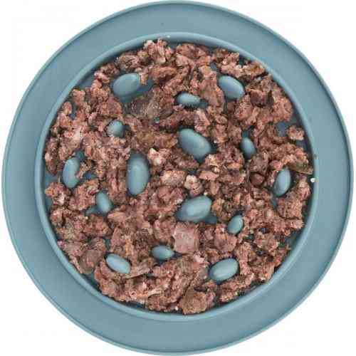 Миска-килимок Trixie для собак для повільного годування сіра термопластична гума d-24 см Київ