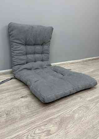 Подушка для стільців (50x120х4 см) подвійна Decorator Соро колір сірий 84-197 Київ