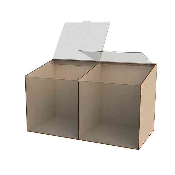 Диспенсер EKOSTAR для конфет, снеков, орехов, крупы на 2 ячейки Киев