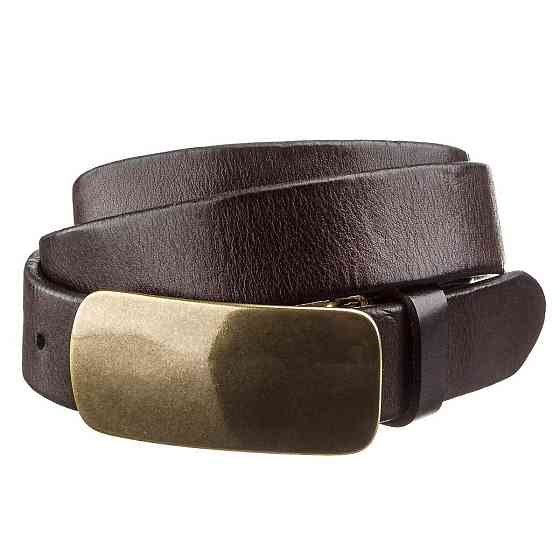 Ремень мужской автомат Коричневый (Vintage) Киев