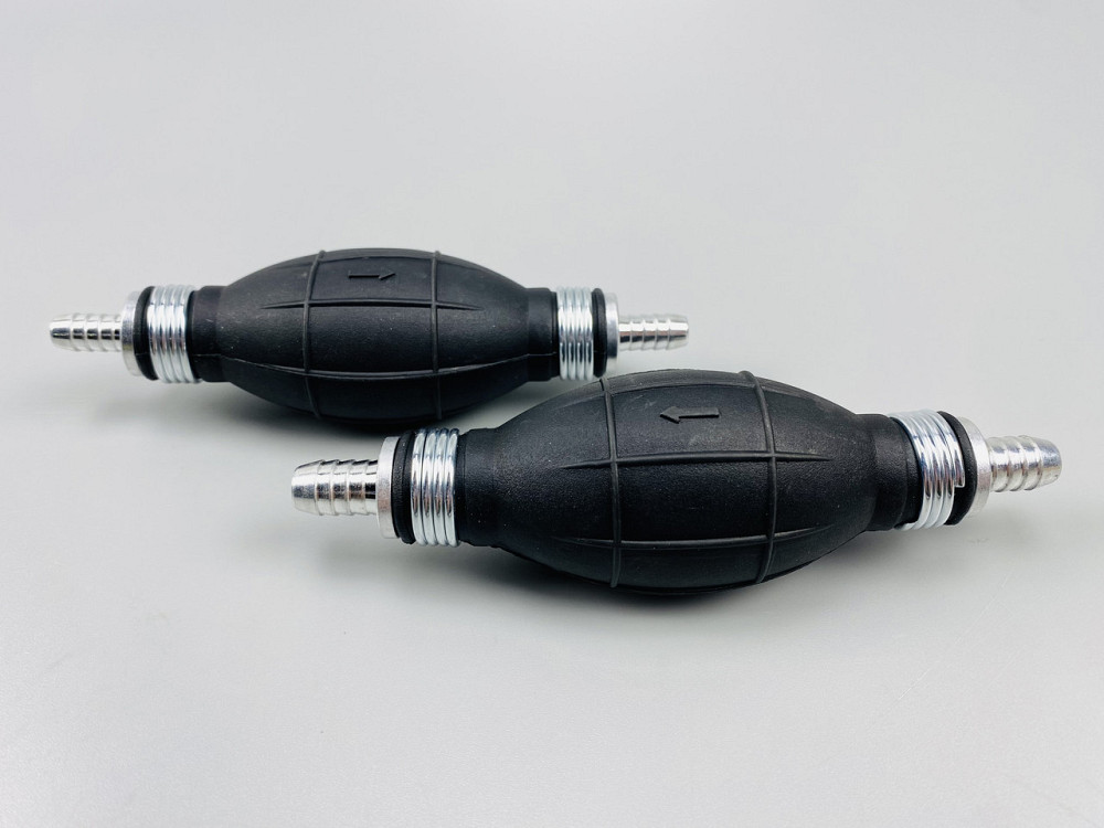 Ручний насос для перекачування рідини з клапаном масло-бензостійка гума алюмінієві наконечники d=8 мм Мукачево - фото 6