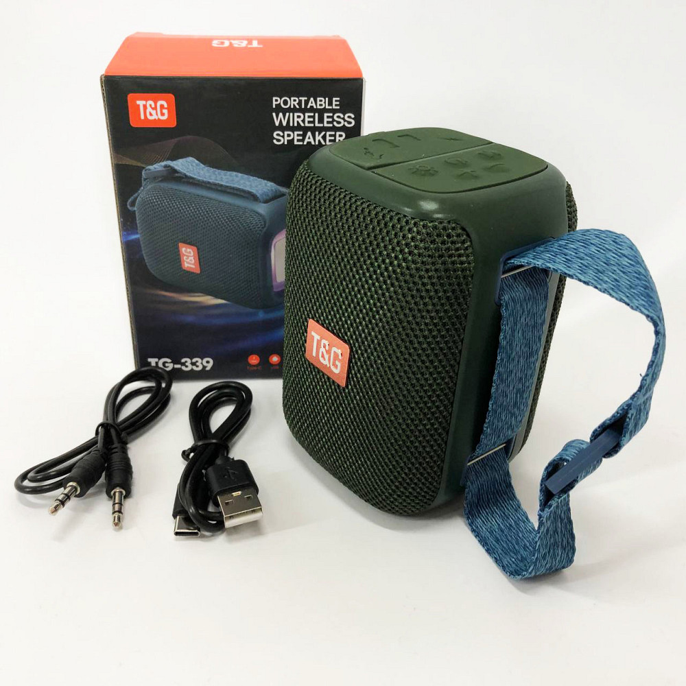 Портативна колонка з підтримкою bluetooth TG339, Портативна блютуз колонка світлодіодна IU-83 Львів - фото 3