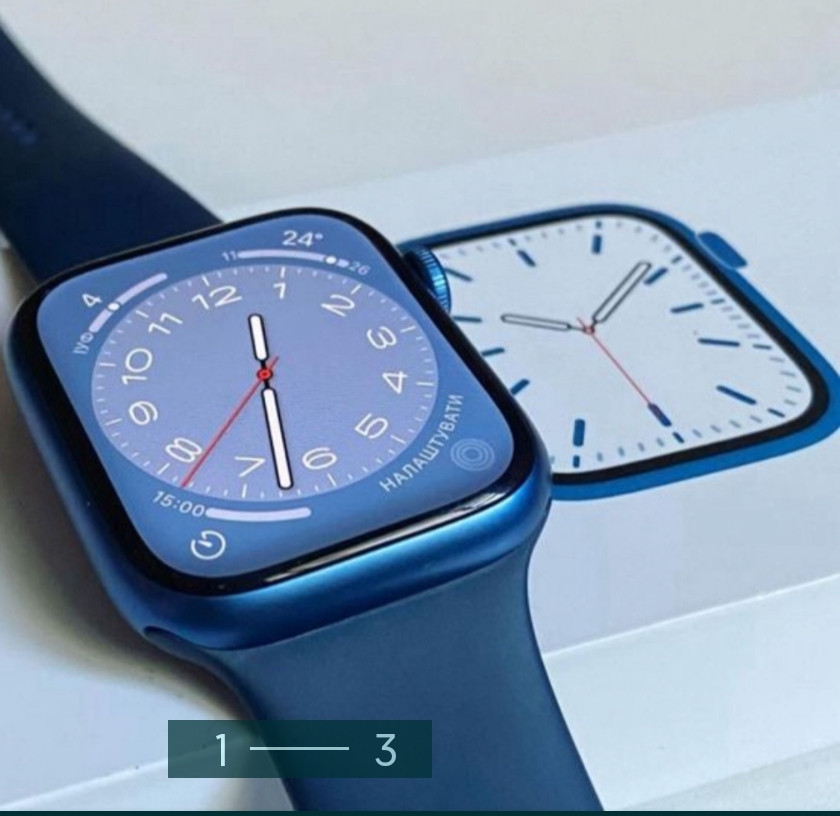 СМАРТ -Часы: Apple Watch 7.45 Blue. Киев - изображение 1
