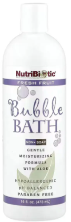 Піна для ванни, без мила Nutribiotic Bubble Bath 473 мл фруктовий аромат Київ