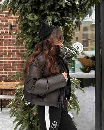 Жіночий теплий прогулянковий костюм-двійка з кантом тринитка на флісі Чорний, 46/48 Одеса