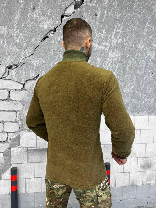 Чоловічий теплий гольф під горло койот з тризубцем Одеса - фото 3