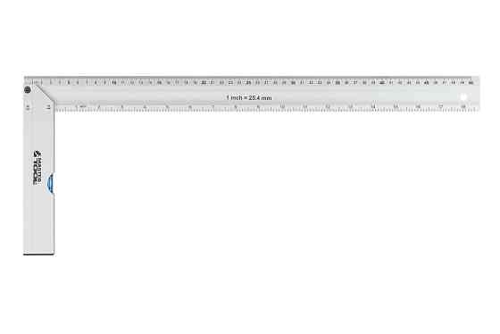 MASTERTOOL Кутник будівельний алюмінієвий MASTERTOOL 500 мм ручка Al з капсулою 0,5 мм/1м 30-45 Київ