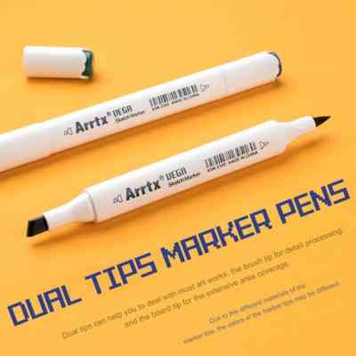 Художественный маркер Arrtx Спиртовые Vega ASM-0380A 80 цветов + сумка (LC302260) Винница