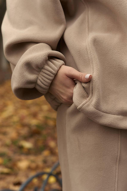 Женский теплый прогулочный костюм двойка двусторонний полар флис Одесса - изображение 4