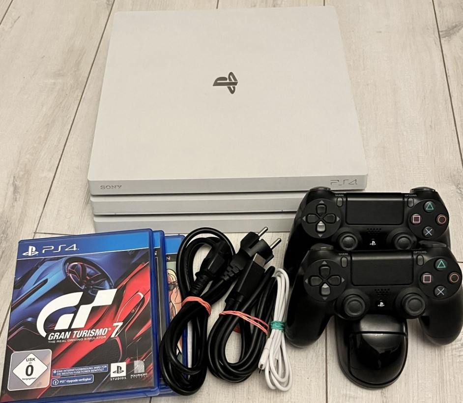 Soni PlayStation 4 Pro White,2x Pad 1Tb+ігри. Харків - фото 1