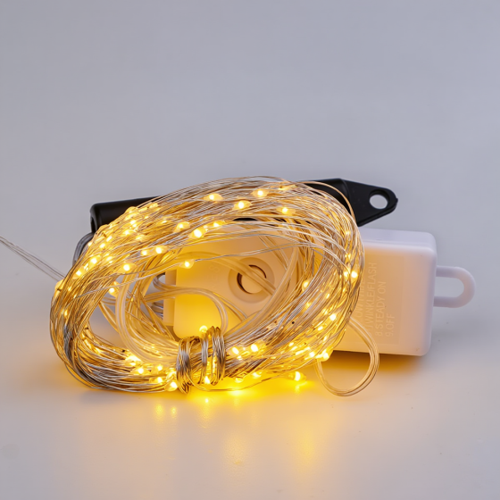 Гирлянда "Конський хвіст" 3 м, 600 LED жовта Київ