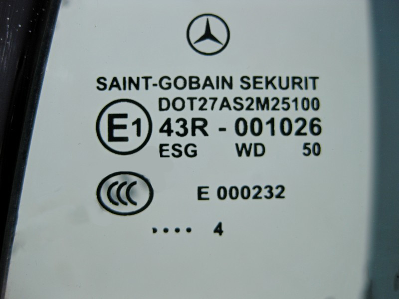 Mercedes-Benz  A2096700110 43R-001026 Скло заднє ліве CLK C209 Одесса - изображение 2