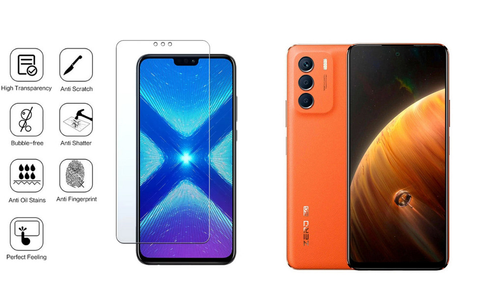 Защитное стекло NeoGlass для Infinix Zero 5G 2023 – ультрапрозрачное и устойчивое Киев - изображение 4