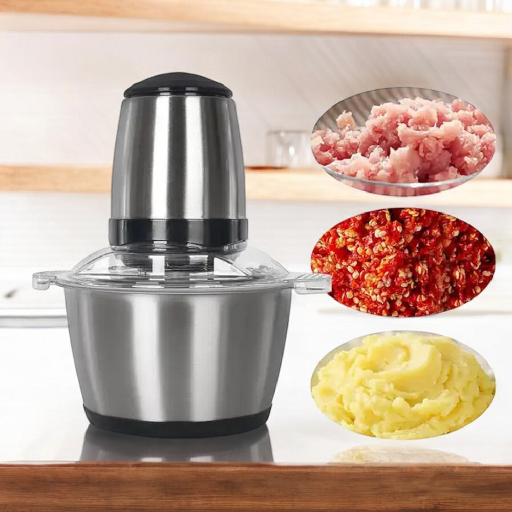 Багатофункціональний блендер-подрібнювач МОЛНІЯ 1200Вт, об’єм 2000 мл Одеса - фото 1