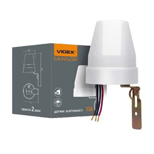 Датчик освітленності 10А 220V фотометричний VL-SN02 Videx Житомир