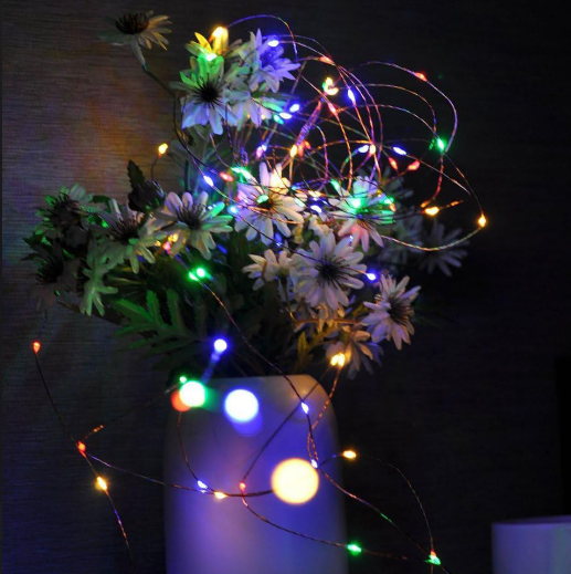 Світлодіодна гірлянда роса 50 Led 5м 8 режимів різнокольорова USB CW-G-50L5NUMC ColorWay Житомир - изображение 7