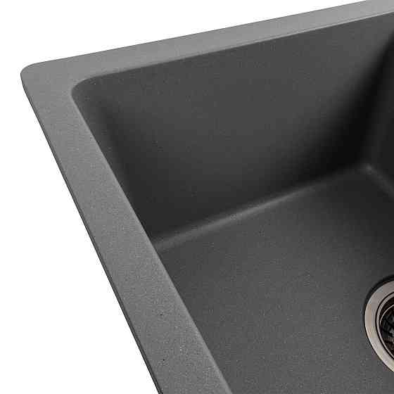 PLATINUM Гранітна мийка для кухні Platinum 6250 ZIRKONE матовий Сірий металік Київ