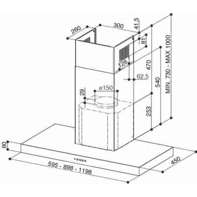 Вытяжка кухонная Faber Stilo Smart X A90 (325.0615.635) Винница
