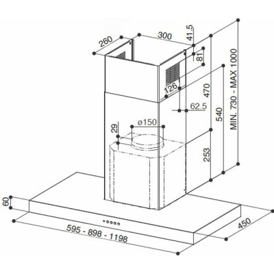 Вытяжка кухонная Faber Stilo Smart X A90 (325.0615.635) Винница - изображение 2