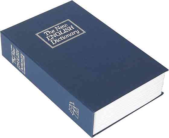 Книга сейф Английский словарь 18 см (Синий) Винница