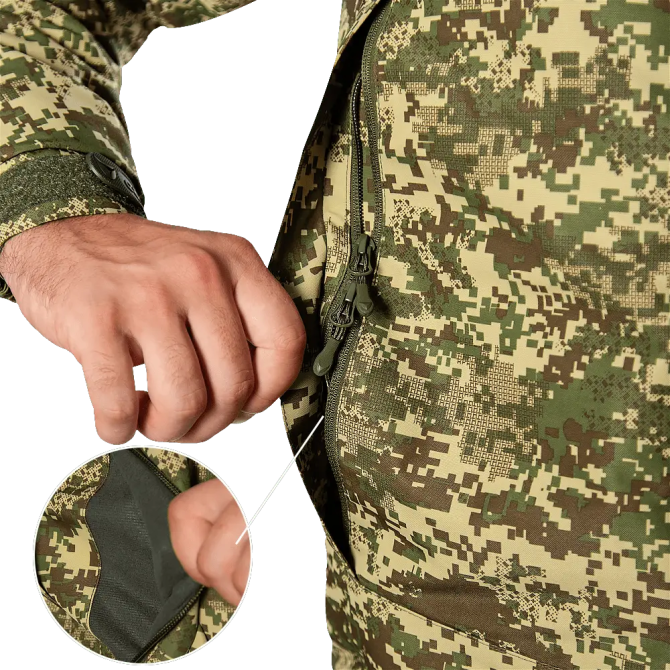 Тактическая мужская зимняя куртка Defender 7 level (Хищник) XL Винница - изображение 11