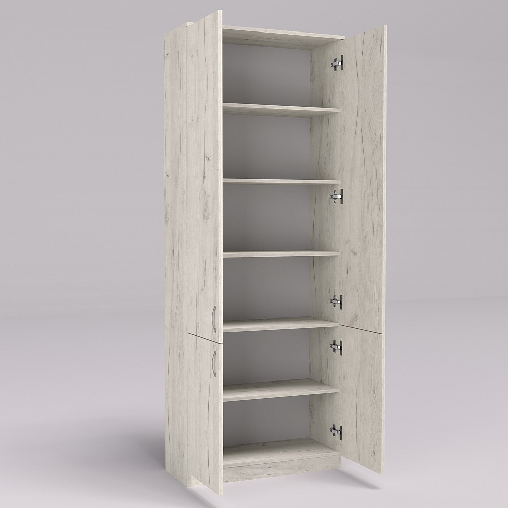 Шкаф ОШК-1, Дуб Крафт Білий, 800/340/2100 Львов - изображение 2