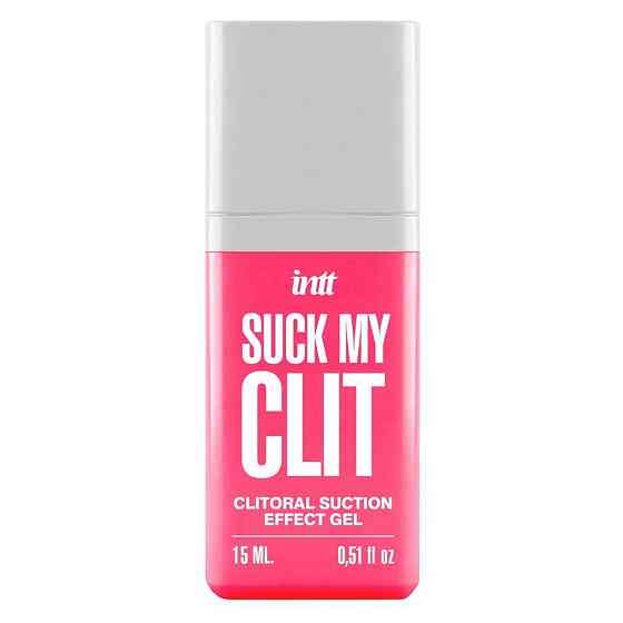 Смоктайзер для клітора Intt Suck My Clit Wild Strawberry (15 мл), полуниця, гель з ефектом посмоктування Sex Aura Київ