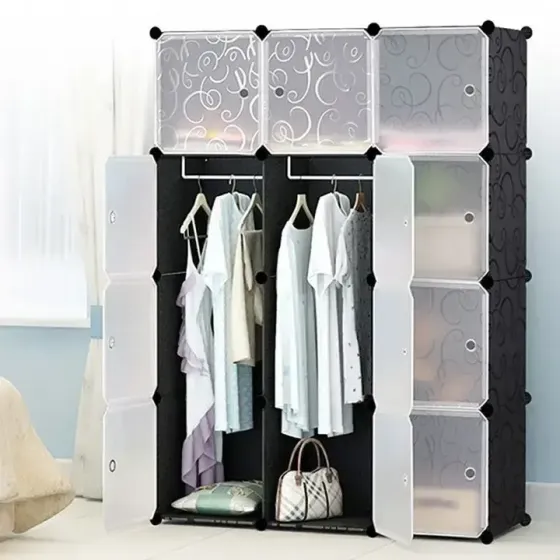 Пластиковый складной шкаф Storage Cube Cabinet 12 секций Коломия