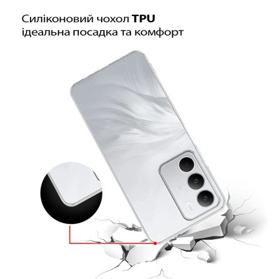 Чохол до мобільного телефона BeCover Silicone Realme C71 Transparent (713780) Вінниця - фото 3
