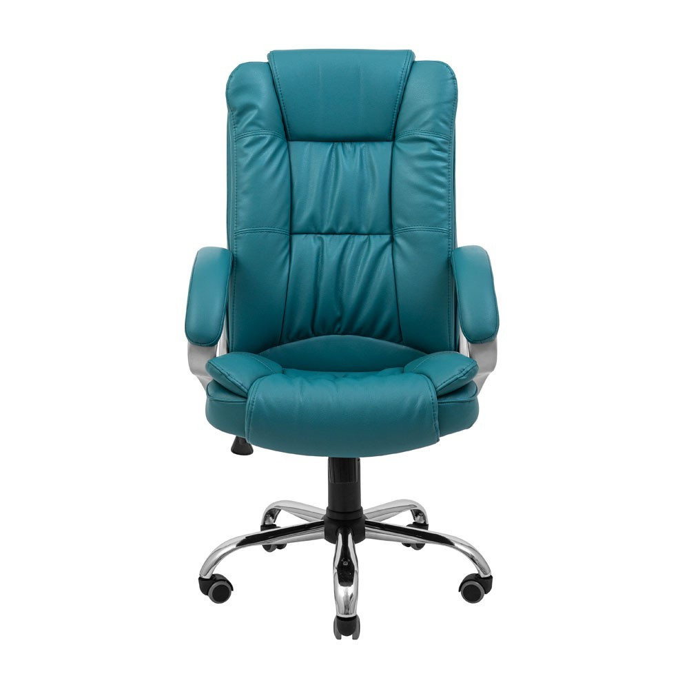 Офисное кресло руководителя Richman California Хром M3 Multiblock Бирюзовый Днепр - изображение 2