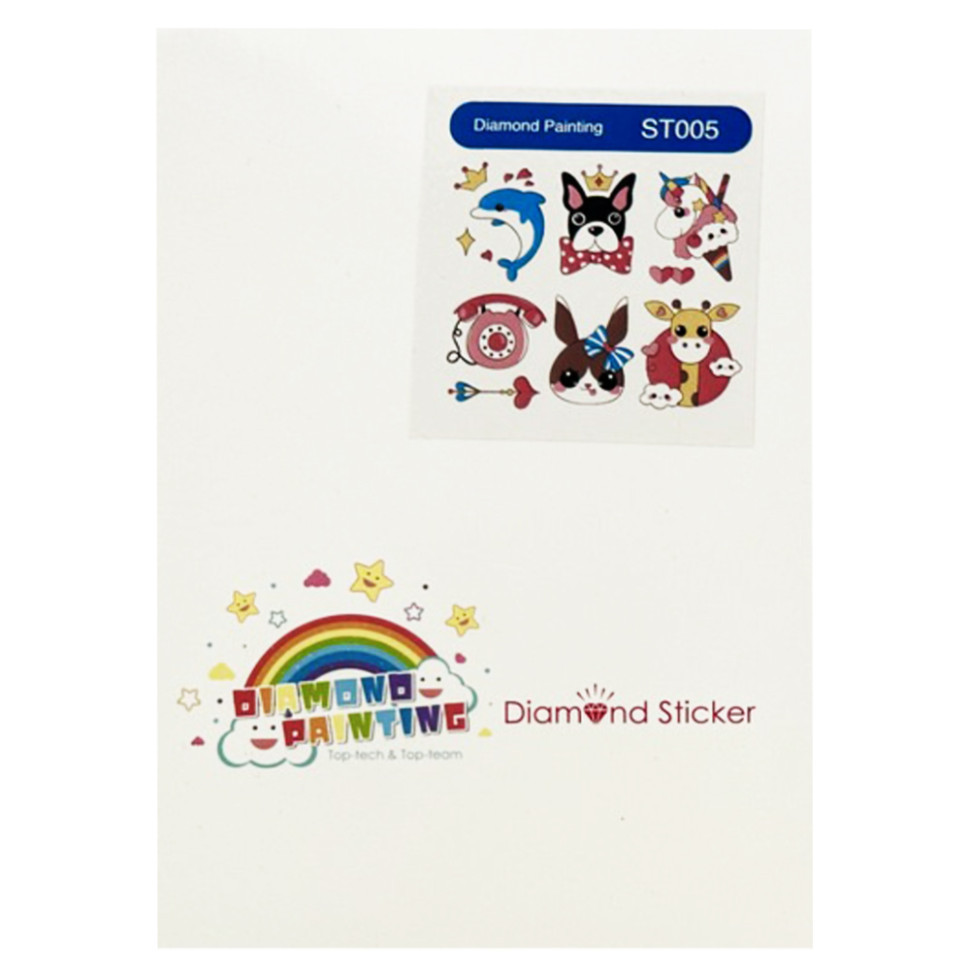 Набір брелків алмазна викладка "Тварини" ST005 з інструментами Вінниця - фото 2