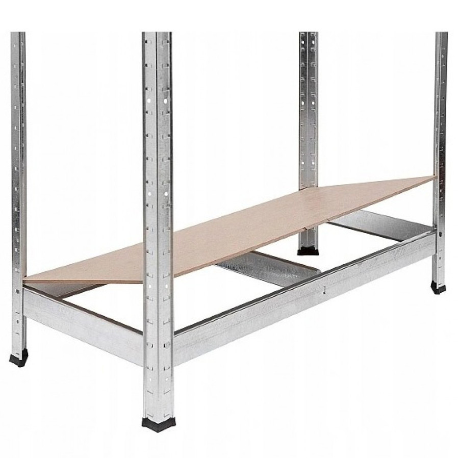 Металевий поличний стелаж вітрина з полицями Siker G9040 180х90х40 см Київ - фото 10