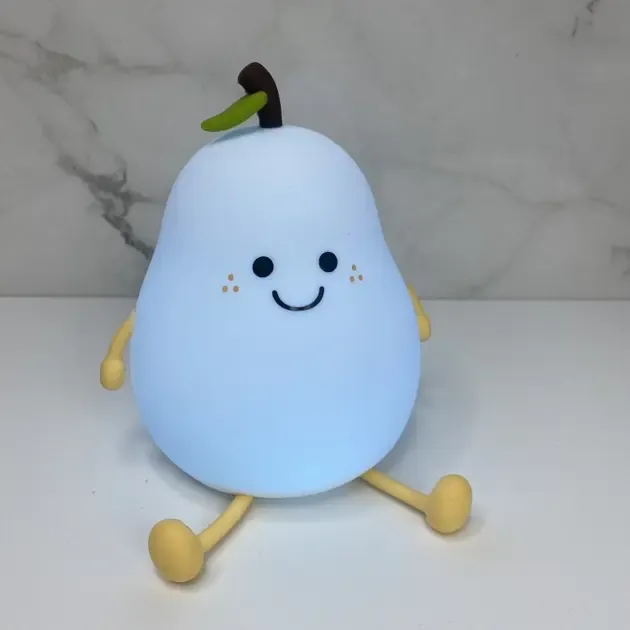 Детский светильник ночник аккумуляторный силиконовый "Груша" LED L40 Коломия - фото 3