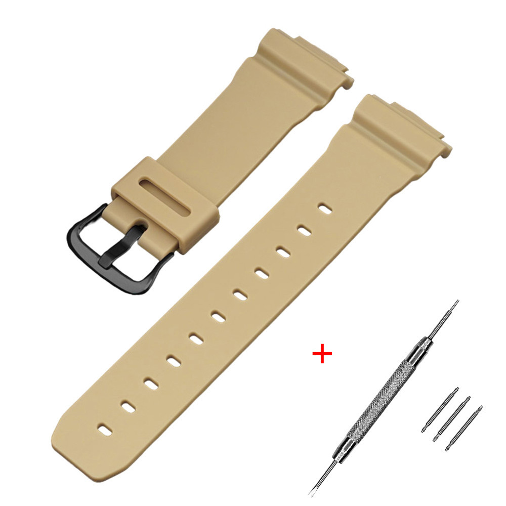 Ремінець для Casio G-Shock DW-6900 Beige BK SBR Київ - фото 1