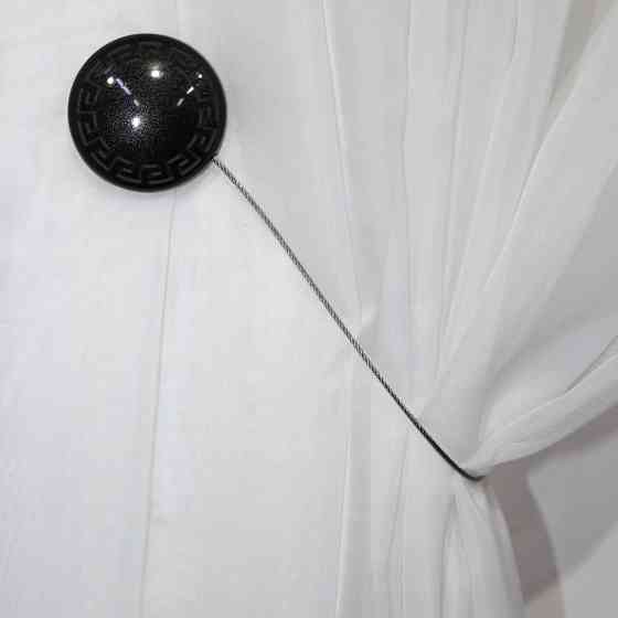 Магніти для штор і гардин (200м) Афіна набір 2 шт Чорний (81-111) Київ