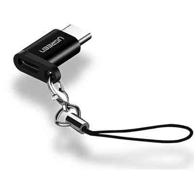 Переходник-адаптер microUSB к USB Type-C Ugreen US189 (Черный) Николаев