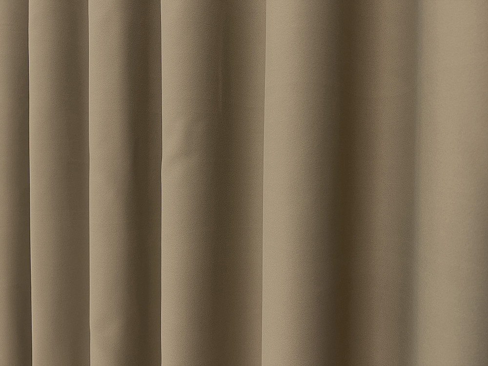 Комплект штор на люверсах VR-Textil Bagema Rvs № 1239ш 150х250 см 2 шт Молочний шоколад (37-0110) Київ - фото 15
