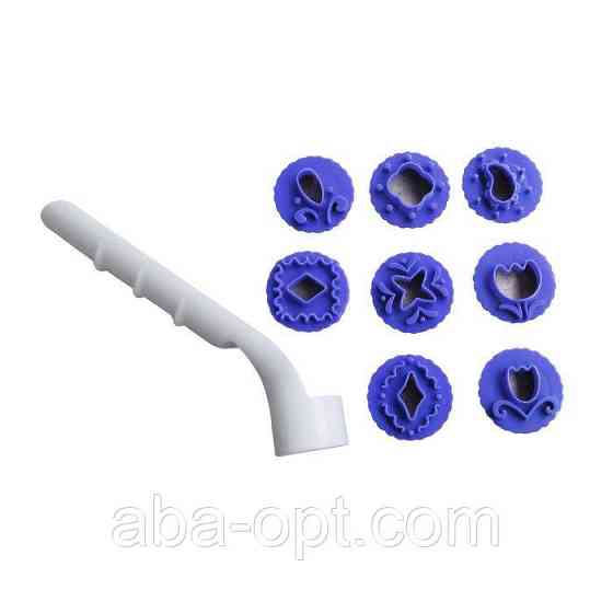 Штампи пластикові фігурні для мастики та марципану (набір 9 шт) Одеса