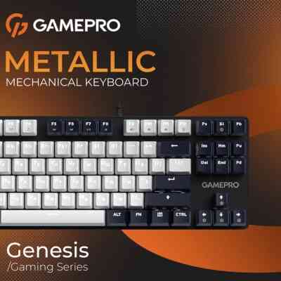 Клавиатура GamePro Genesis Metallic MK110B Outemu Red Switch USB UA Black (MK110B) Винница