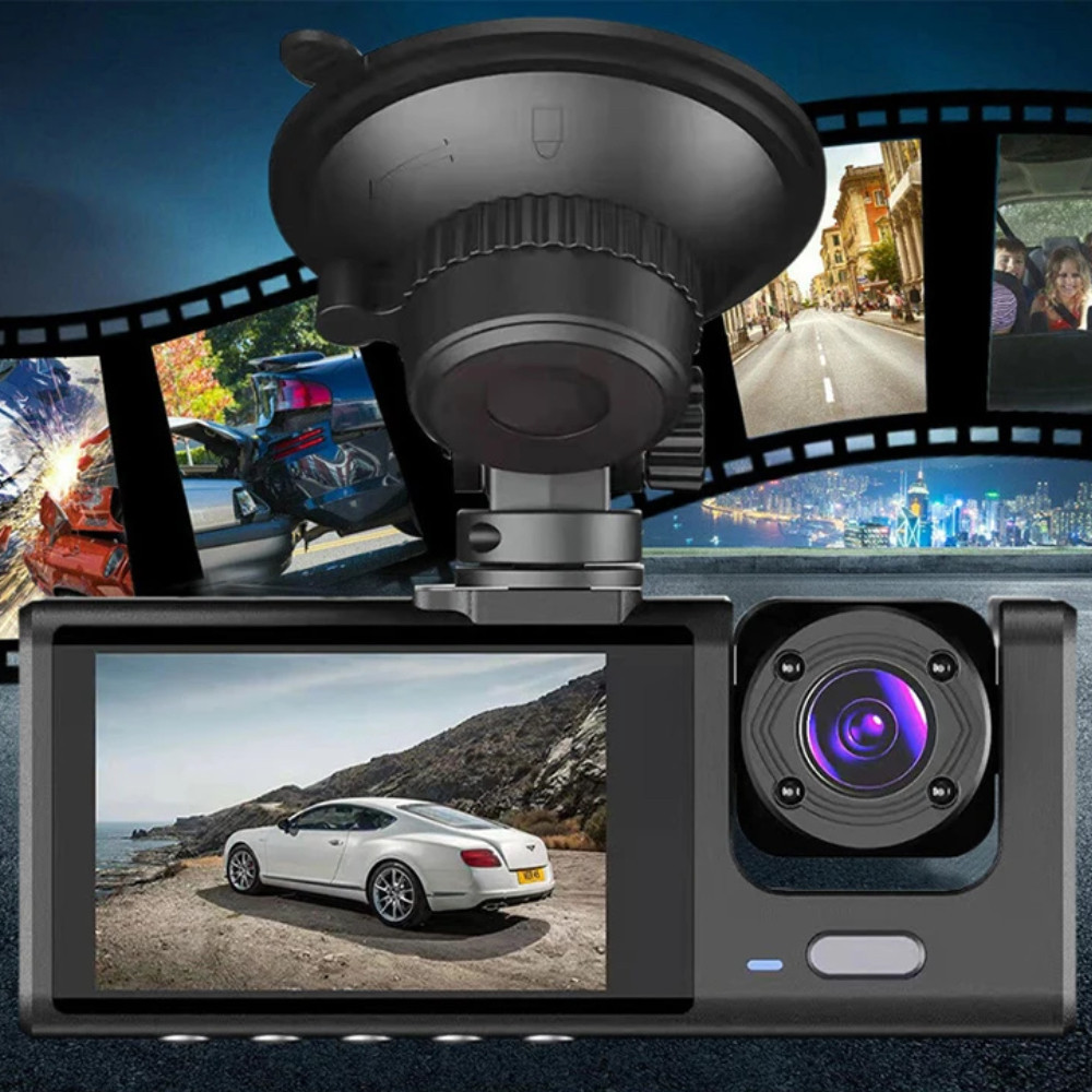 Відеореєстратор з трьома камерами та функцією запису,1080P SBR Київ - фото 2